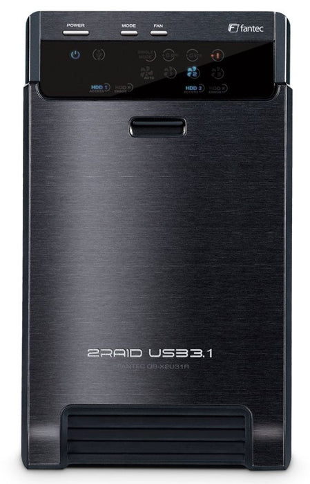 Fantec  Qb-X2u31r Black 2 X 3,5 Sata Raid Hdd Usb 3.1