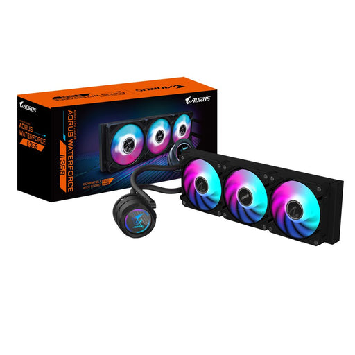 EAN 4719331554002 - GIGABYTE AORUS WATERFORCE II 360 Procesador Sistema de refrigeración líquida todo en uno 12 cm Negro imagen 1