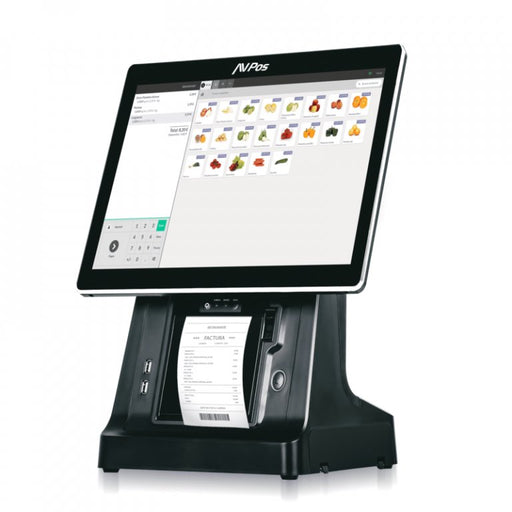 EAN 0733968052124 - AVPos AVP-K6000B-I5-8128 Terminal Punto Venta (TPV) 38,1 cm (15") 1024 x 768 Pixeles Pantalla táctil imagen 1