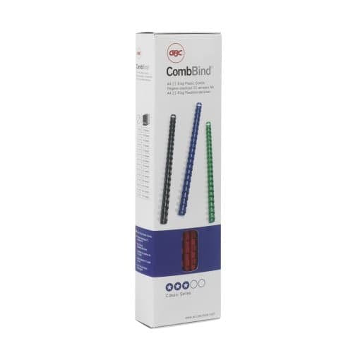 Gbc Combbind - 10 Mm - 21 Anillas - A4 (210 X 297 Mm)