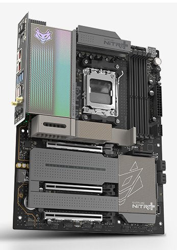 Placa Base Sapphire Nitro+ X870ea Wifi7 Phantom Link (Negro/Plateado)  52122-01-40g