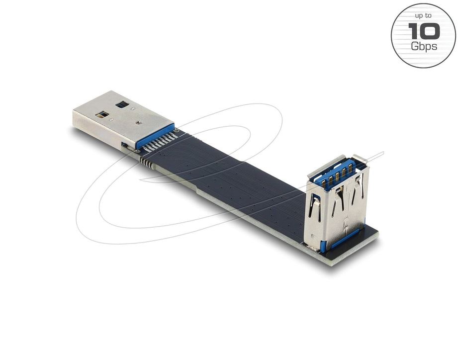 Delock Usb 10 Gbps Adapter Usb Typ-A Buchse Zu Stecker Gewinkelt 90°
