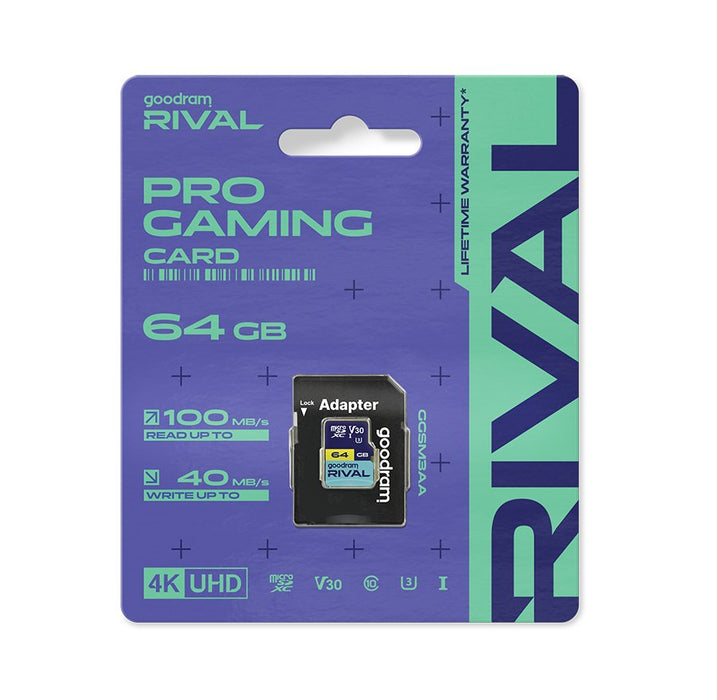 EAN 5908267914717 - Goodram microSDXC 64GB V30 UHS I U3 RIVAL + adapter Clase 10 imagen 20