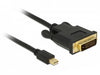 EAN 4043619839902 - DeLOCK 83990 adaptador de cable de vídeo 3 m Mini DisplayPort DVI-D Negro imagen 1