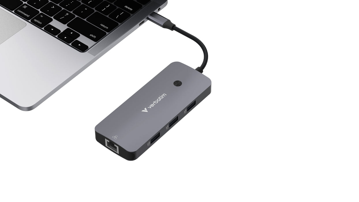 EAN 0023942321521 - Verbatim CMH-09 USB Tipo C 10000 Mbit/s Plata imagen 2