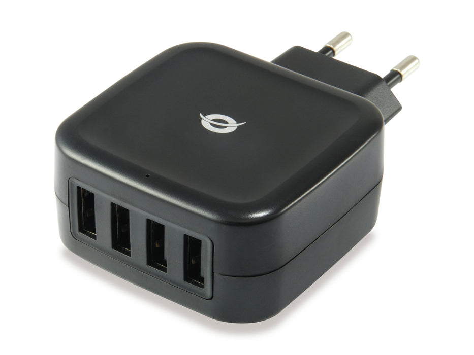 EAN 4015867209295 - Conceptronic ALTHEA04B cargador de dispositivo móvil Universal Negro Corriente alterna Interior imagen 1