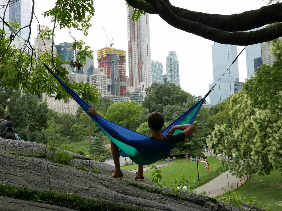 EAN 4030454005791 - AMAZONAS Adventure Hammock Hamaca colgante 1 personas(s) Nylon, Antidesgarros Azul, Color menta imagen 11