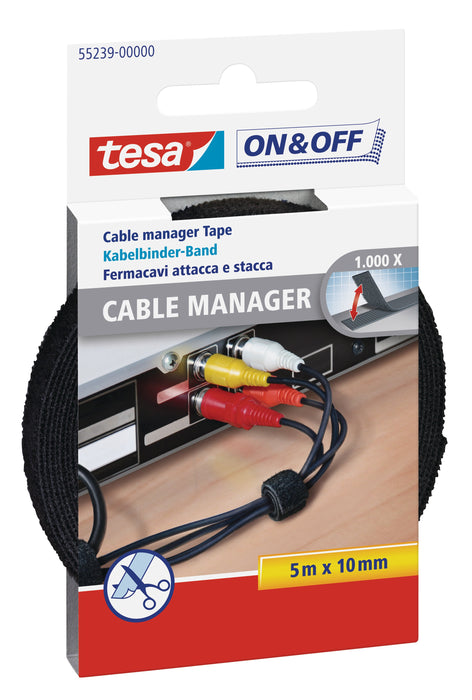 EAN 4042448859150 - TESA 55239 presilla Negro 1 pieza(s) imagen 1
