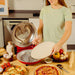 EAN 8435484038263 - Cecotec Fun Pizza&Co Mamma Mia Vista fabricante de pizza y hornos 1 Pizza(s) 1200 W Rojo imagen 10