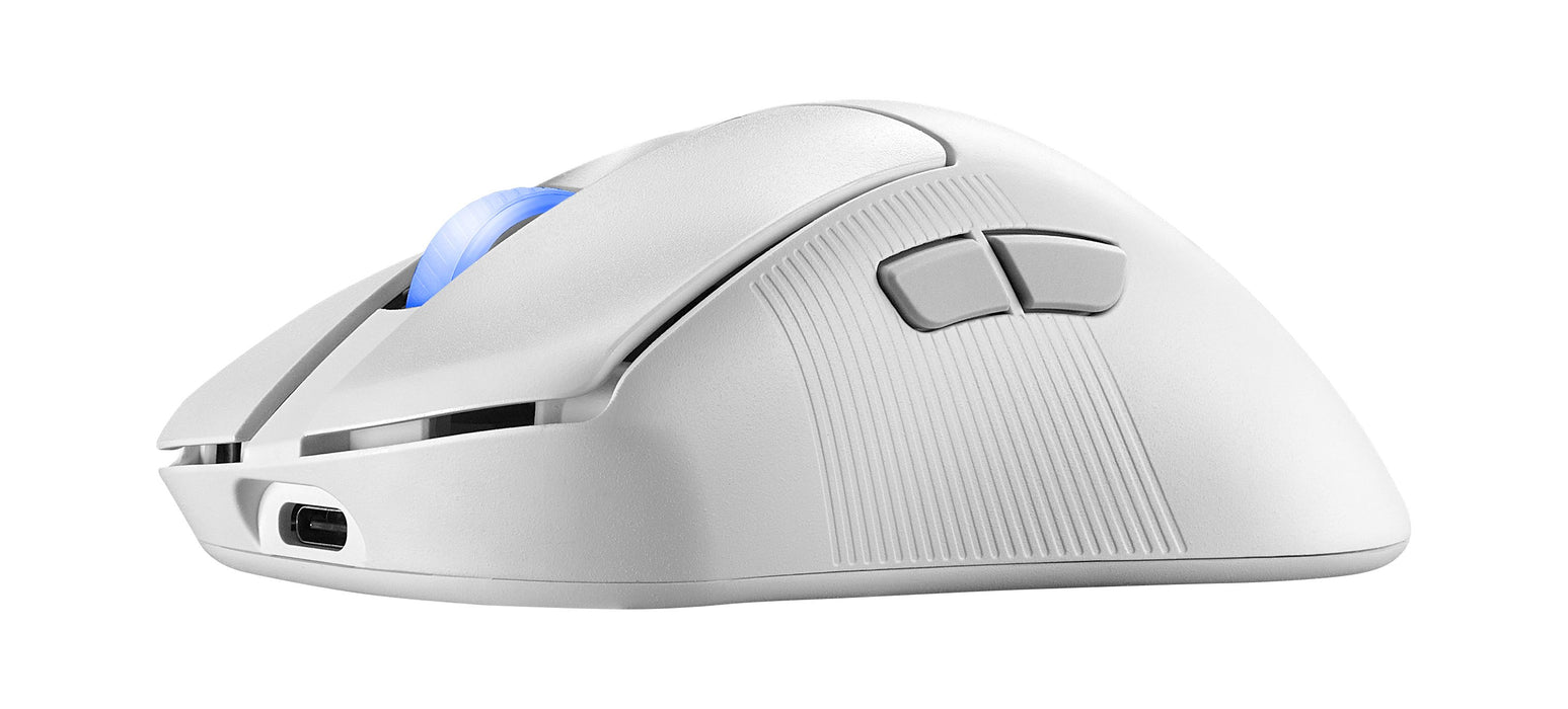 EAN 4711387394618 - ASUS ROG Keris II Ace Wireless AimPoint White ratón Juego mano derecha RF Wireless + Bluetooth + USB Type imagen 5