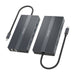 EAN 8435739901328 - AISENS ASUC-12P017-GR base para portátil y replicador de puertos Alámbrico USB 3.2 Gen 1 (3.1 Gen 1) Type imagen 3