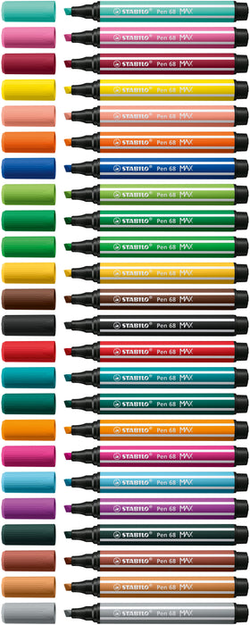 EAN 4006381589994 - STABILO Pen 68 MAX rotulador Negro, Azul, Rojo 4 pieza(s) imagen 2