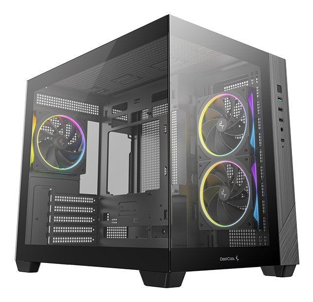 Deepcool Cg330 3f (Negro, Panorama-Design) R-Cg330-Bkngm3-G