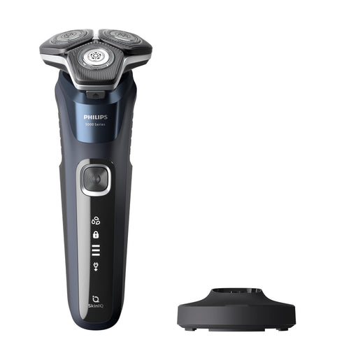 EAN 8720689007856 - Philips SHAVER Series 5000 S5885/25 afeitadora Máquina de afeitar de rotación Recortadora Azul imagen 2