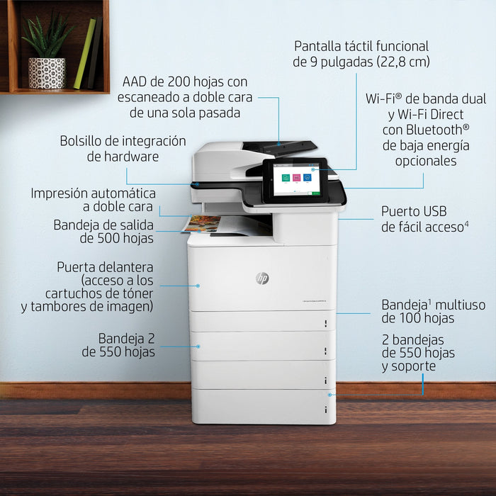 Multifunción Láser Hp Laserjet Enterprise Mfp 776dn Duplex