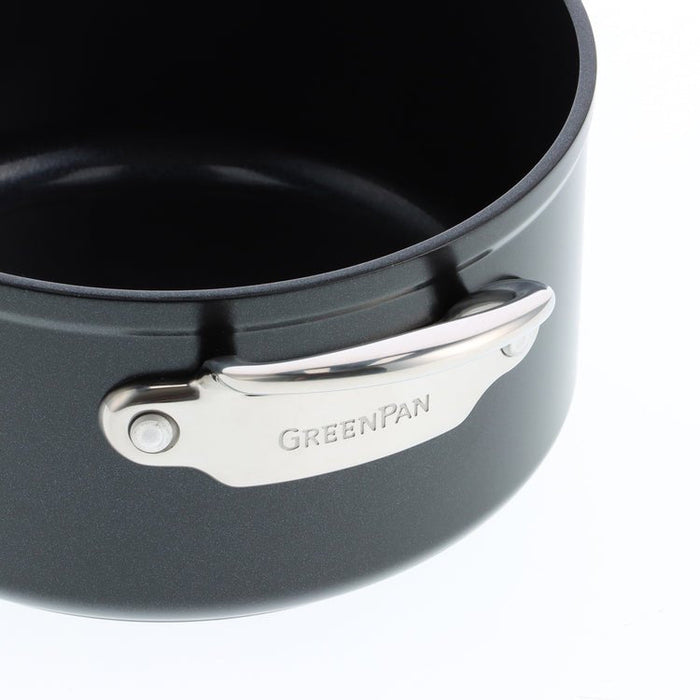 Greenpan Barcelona Pro Kasserolle 24cm Schwarz