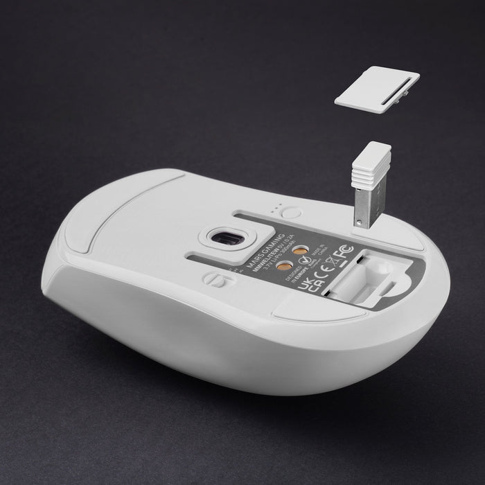 Ratón Gaming Inalámbrico Mars Gaming Mmw-Elite Batería Recargable Hasta 20000 Dpi Blanco