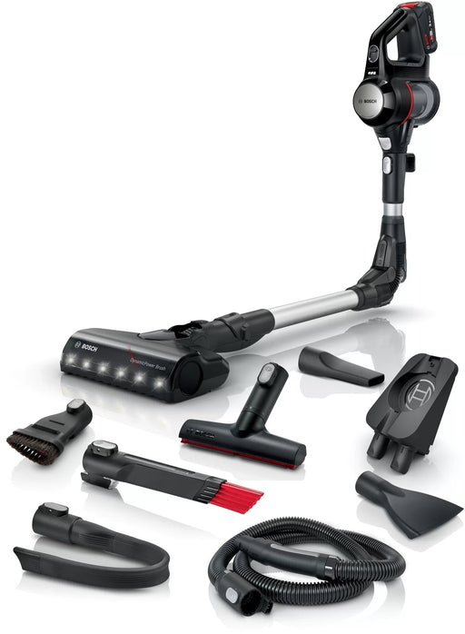 EAN 4242005306985 - Bosch BCS711PET Aspiradora escoba Batería Secar Sin bolsa 0,3 L Negro, Rojo 3 Ah imagen 1