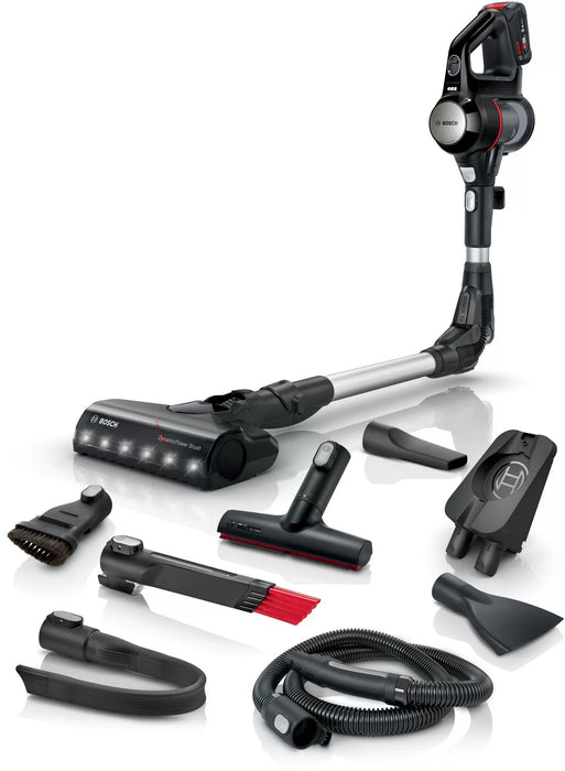 EAN 4242005306985 - Bosch BCS711PET Aspiradora escoba Batería Secar Sin bolsa 0,3 L Negro, Rojo 3 Ah imagen 1