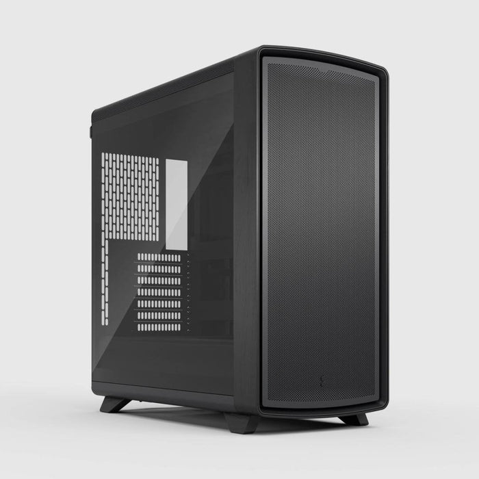 Caja Pc Fractal Design Summit Blackout Tg Light Tint (Negro Madera) Fd-C-Sum1a-05