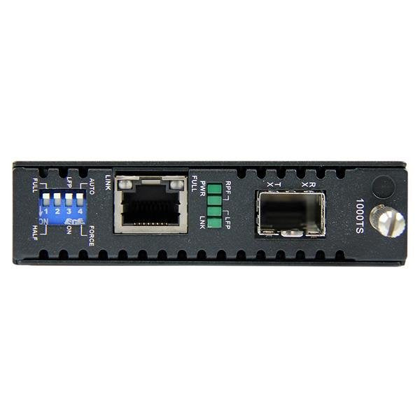 Startech.Com Conversor De Medios Ethernet Gigabit A Fibra Con Sfp Abierto Adaptador De Cobre A Fibra Conversor De Soportes De Fibra 1gbe 1000base-Sx 100base-Lx 1000base-T Rj-45 / Sfp (Mini-Gbic) Para P/N: Glcsxmmrgdst J4858c10pkst J4858cst