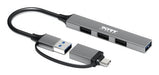 EAN 3567049001605 - Port Designs 900160 hub de interfaz USB Tipo C 5000 Mbit/s Plata imagen 2