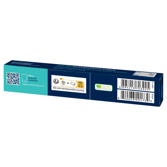 EAN 4895213703925 - ARCTIC MX-6 compuesto disipador de calor Pasta térmica 4 g imagen 3