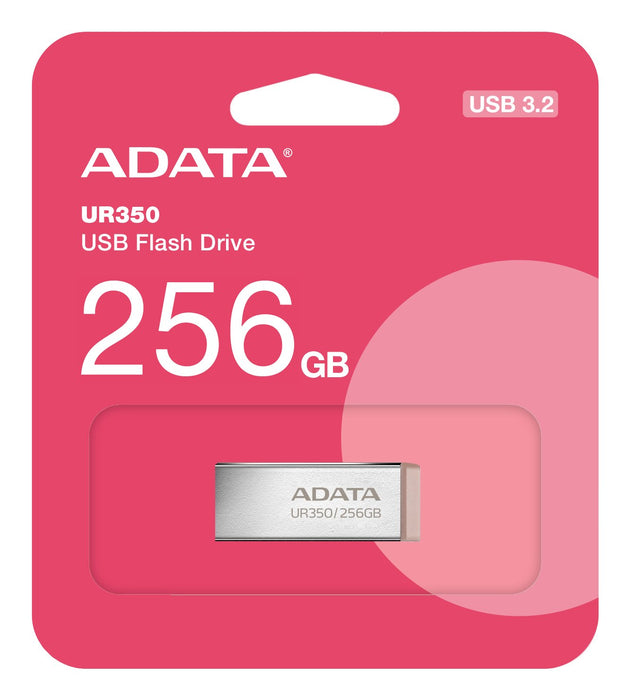 Adata Ur350-128g-Rsr/Bg, Lápiz Usb Níquel/Marrón