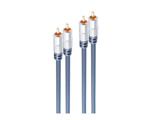Cable Audio Cinch 2-Vías (St) (St) 5,0m *Shiverpeaks* Home-Cinema