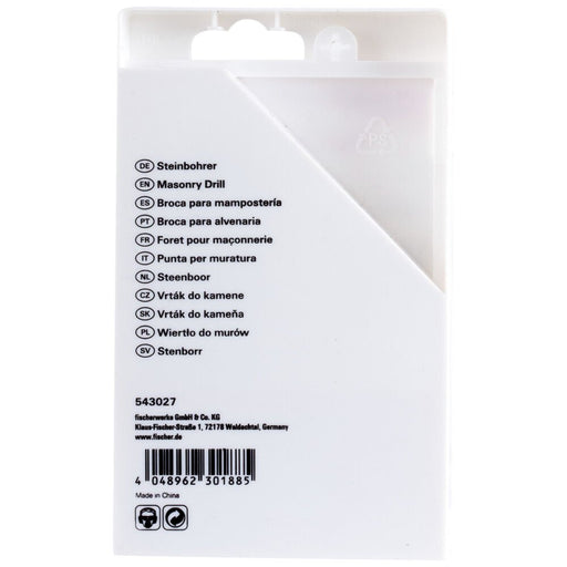 EAN 4048962301885 - Fischer 543027 broca Broca para piedra 8 pieza(s) imagen 2