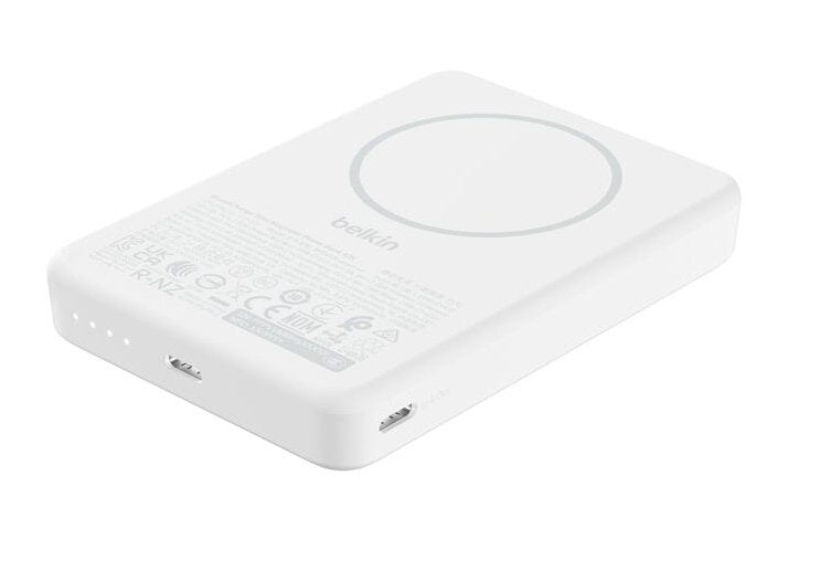 Belkin Boostcharge Slim 10000mah Mag.Powerb. 7,5w Weiss Bpd015hqwh