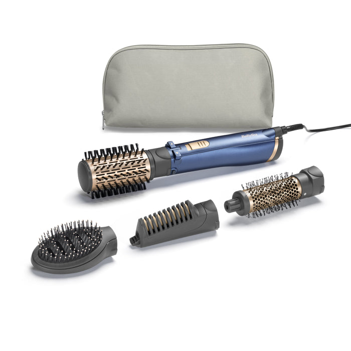 EAN 3030050185812 - BaByliss AS965E Utensilio de peinado Cepillo de aire caliente Caliente Oro, Verde azulado 1000 W 2,5 m imagen 1