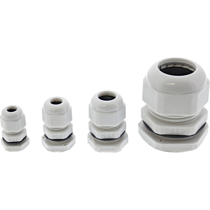 Prensaestopas Inline Nylon Ip68 4 - 8mm Gris 10 Uds.