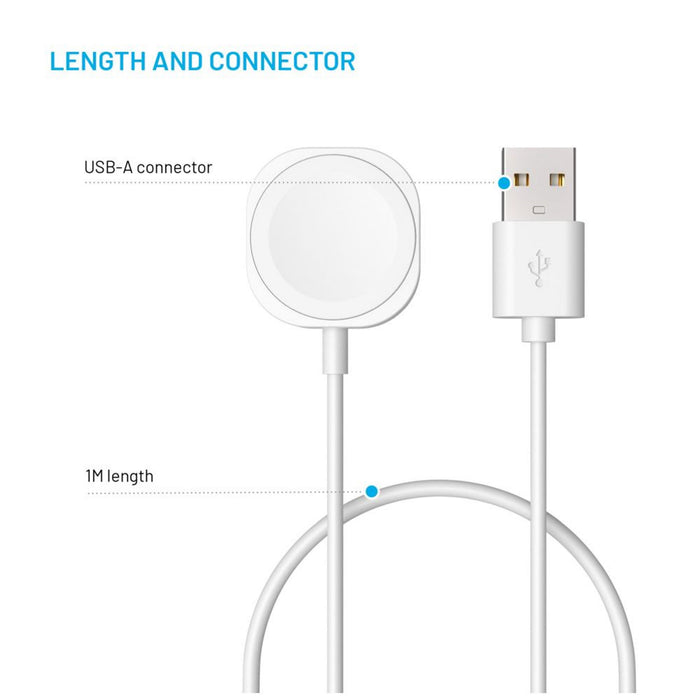EAN 8591680175536 - FIXED FIXDW-AW cargador de dispositivo móvil Reloj inteligente Blanco USB Cargador inalámbrico Interior imagen 4