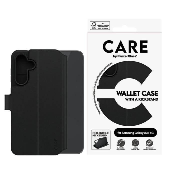 EAN 5715685016684 - PanzerGlass CARE™ by ® Wallet Case w. Kickstand Samsung Galaxy A36 5G funda para teléfono móvil 17 cm (6. imagen 3