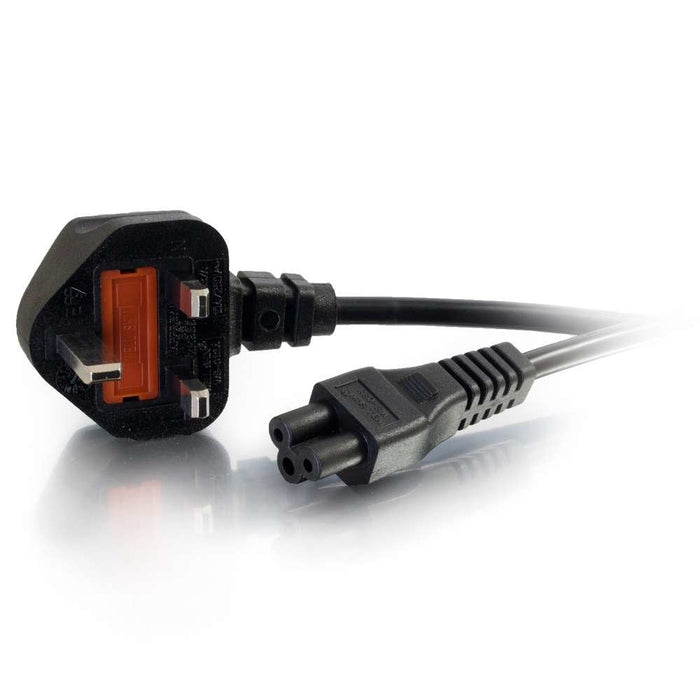 C2g Cable De Alimentación Británico De 2 M Para Portátil [Bs 1363 A Iec 60320 C5]