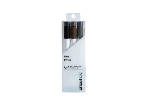 EAN 0093573279744 - Cricut Joy Fine Point Negro, Marrón, Gris, Blanco 3 pieza(s) imagen 1