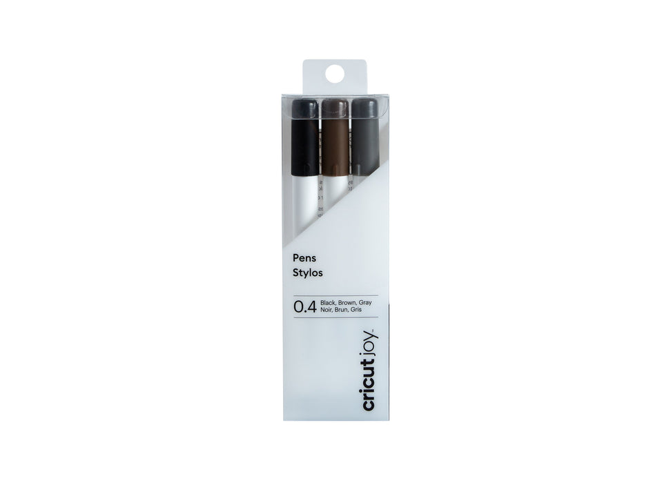 EAN 0093573279744 - Cricut Joy Fine Point Negro, Marrón, Gris, Blanco 3 pieza(s) imagen 1