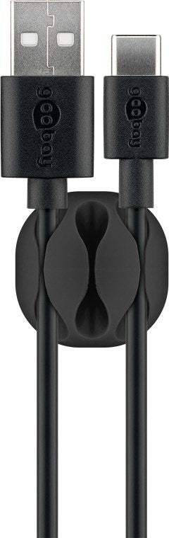 EAN 4040849706837 - Goobay 70683 organizador de cables Escritorio/pared Clip para cable Negro 5 pieza(s) imagen 2