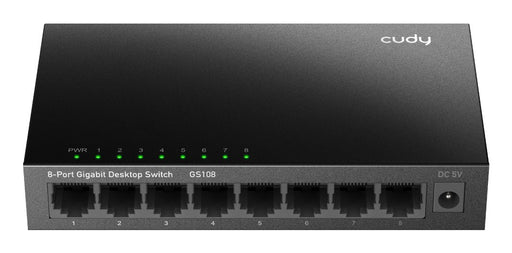 EAN 6971690790554 - Cudy GS108 switch Gigabit Ethernet (10/100/1000) Negro imagen 2