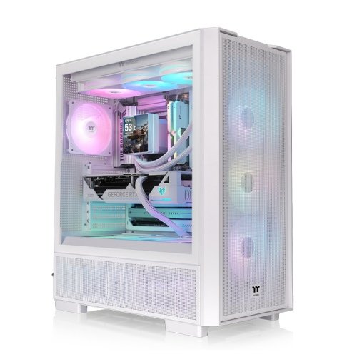 EAN 4711658544575 - Thermaltake S380 TG ARGB Midi Tower Negro, Blanco imagen 5