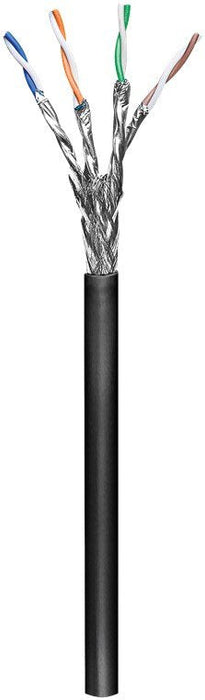 Cable De Red Exterior Goobay Cat.7 S/Ftp Pimf Negro, 100 Metros 52768