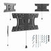EAN 8716309127974 - Gembird WM-65F-03 soporte para TV 165,1 cm (65") Negro imagen 6