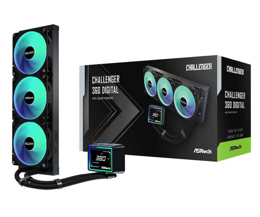 Refrigeración Líquida  Cpc Asrock Challenger 360 Digital Argb Black
