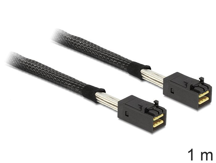 EAN 4043619833870 - DeLOCK 1m, Mini SAS HD x 4 SFF 8643 Negro imagen 1