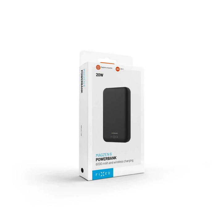 EAN 8591680151707 - FIXED FIXZENM-6-BK batería externa Polímero de litio 6000 mAh Cargador inalámbrico Negro imagen 3