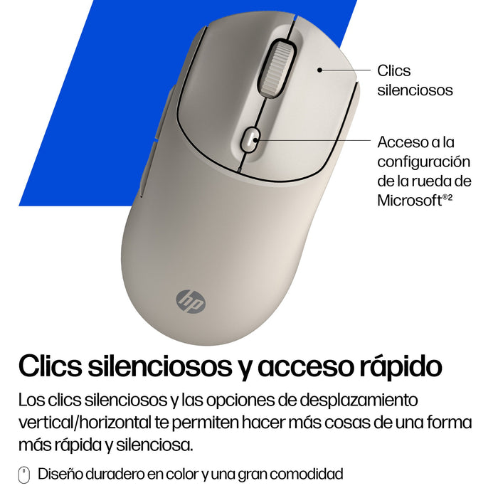 EAN 5715328149786 - HP 400 Quiet Black Wireless Mouse ratón Hogar Ambidextro RF Wireless + Bluetooth 6000 DPI imagen 5