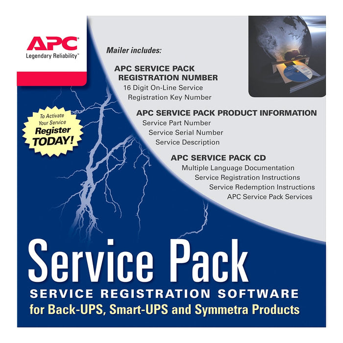 EAN 0731304259299 - APC Service Pack 3 Year Extended Warranty 3 año(s) imagen 4