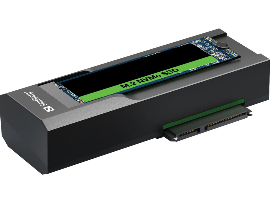 EAN 5705730136498 - Sandberg 136-49 base de conexión para disco duro USB 3.2 Gen 2 (3.1 Gen 2) Type-C Negro imagen 2