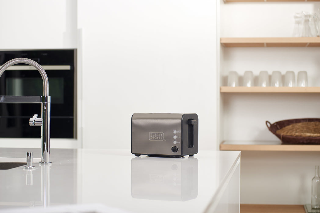 EAN 8432406600065 - Black & Decker BXTO900E tostadora 7 2 rebanada(s) 900 W Negro, Acero inoxidable imagen 8